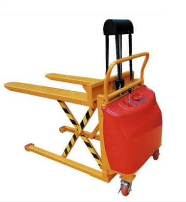 Truk Forklift Angkat Tinggi Semi Listrik