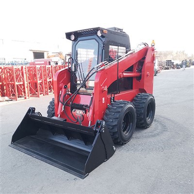 Mini Skid Steer beroda 1050kg dengan lampiran opsional