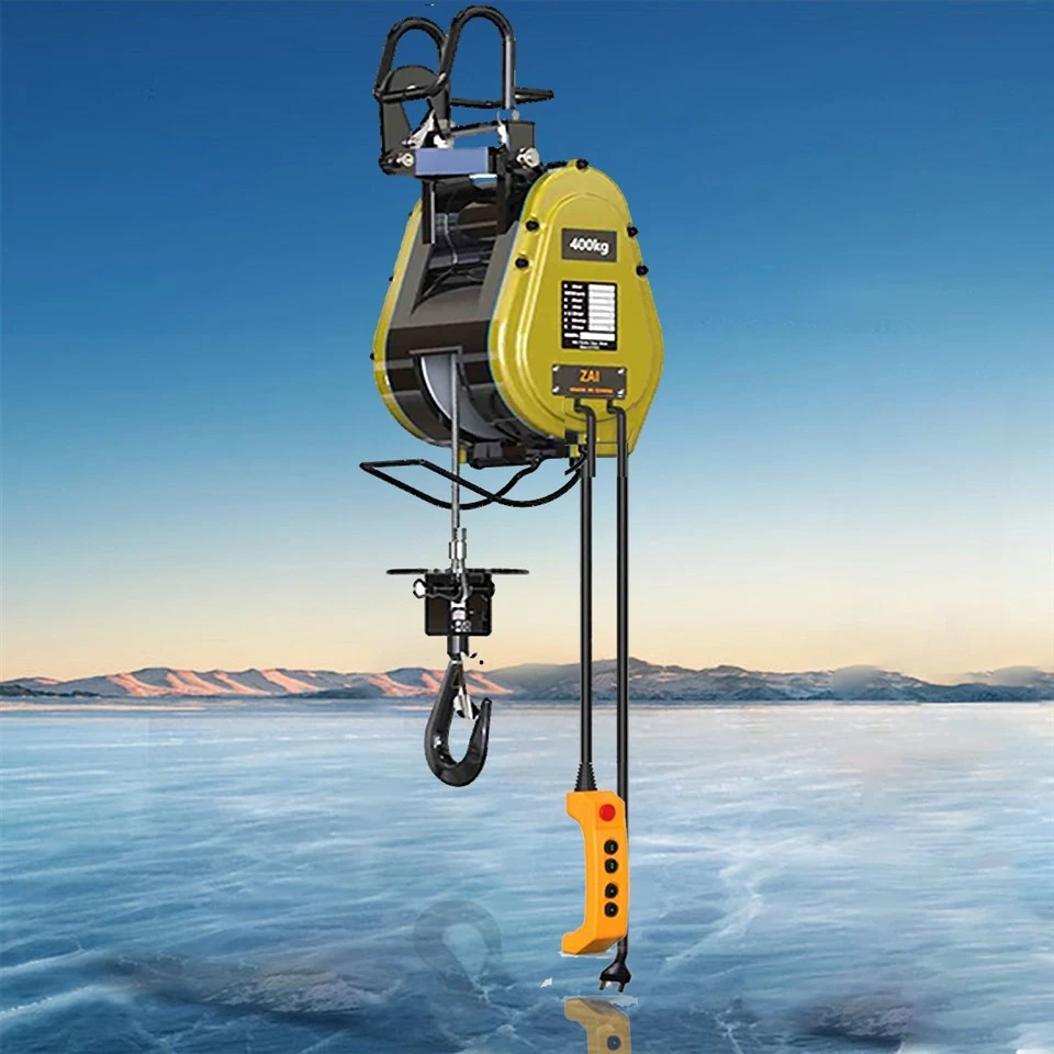 Hoist Rantai Listrik dengan Fungsi Winch Crane